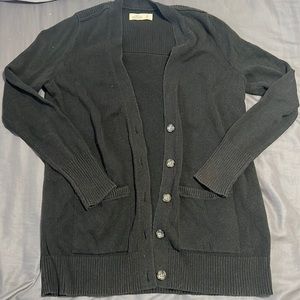 Hollister cardigan size M black